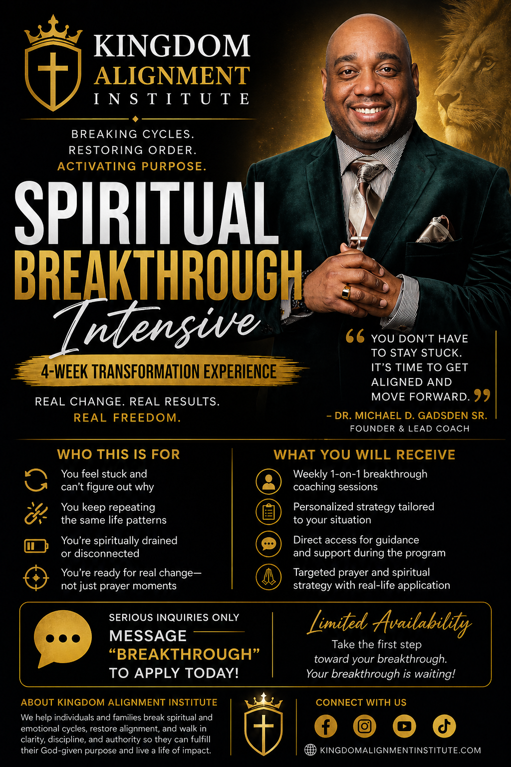 Spiritual Breakthrough Intensive — Kingdom Alignment Institute